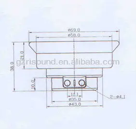 
high quality horn of medical headset 