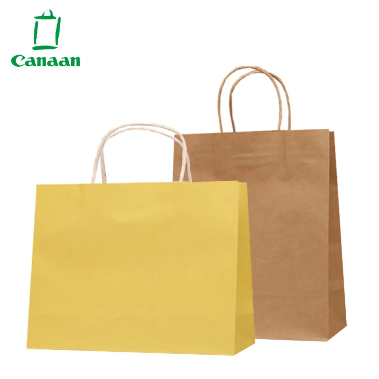 
Eco-friendly Luxury Brown Paper Bag for Shopping, Custom Kraft Paper Shopping Bag Paper Bags 