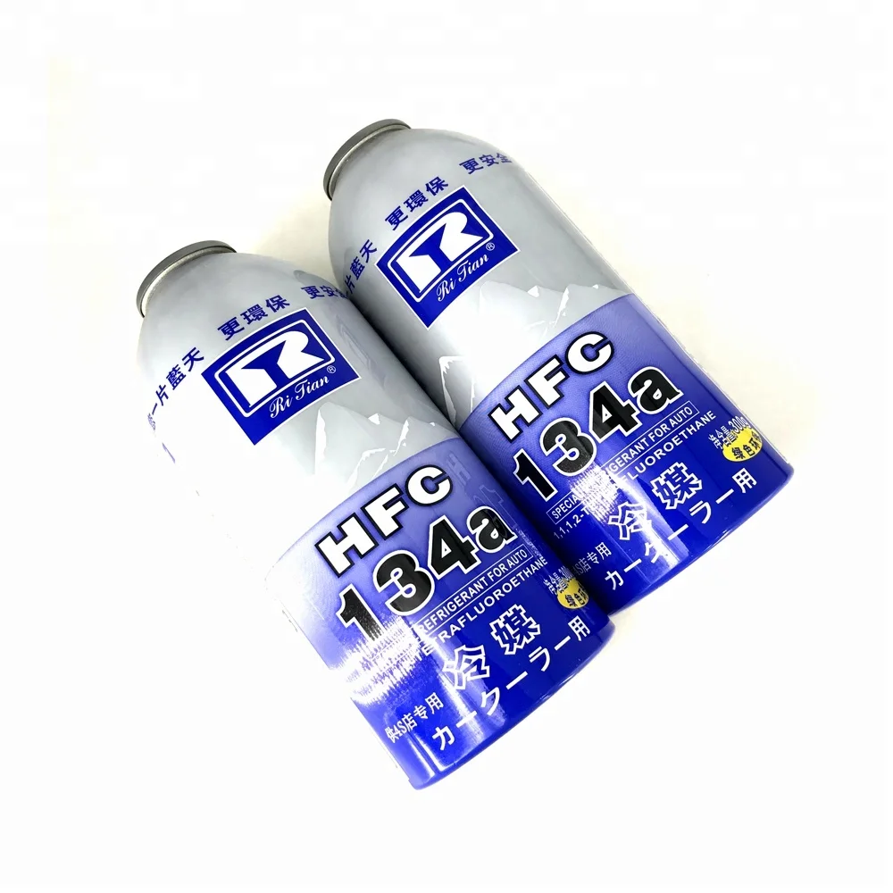 
China supplier High Purity 134a In Stock Small Can HFO auto air conditioner cool gas R134a Refrigerant 