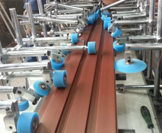 
Full-Function PUR Hot Melt Glue MDF wrapping PVC film Profile laminating Machine 