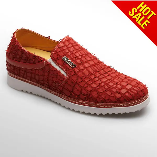 2013 муёская обувь яркого красного цвета мужская мода/мужские ботинки