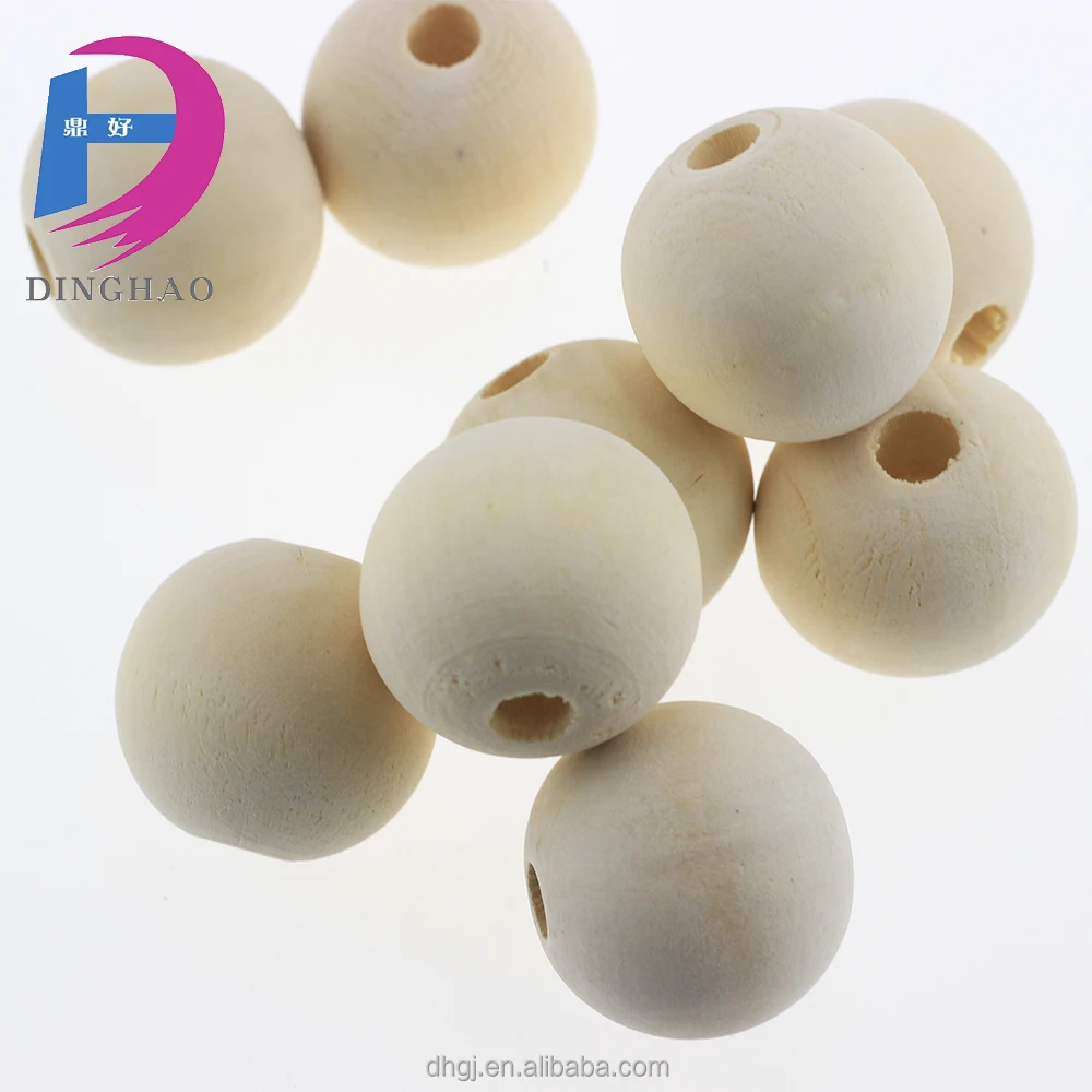 
High Quality Lotus Natural Wood Bead With Hole 