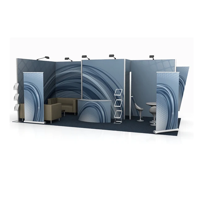 
 Выставочная стенд для выставки ткани с графическим изображением  