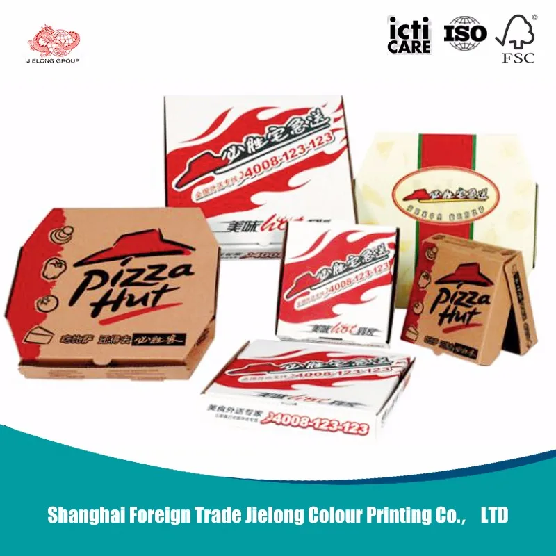 Низкая цена оптовая подарок пицца небольшой картонной коробке