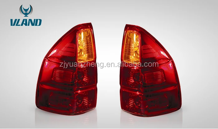 Fit GX470 2003-2009 LED Taillights 12V back lamp Red&Clear Red&Yellow Assembly