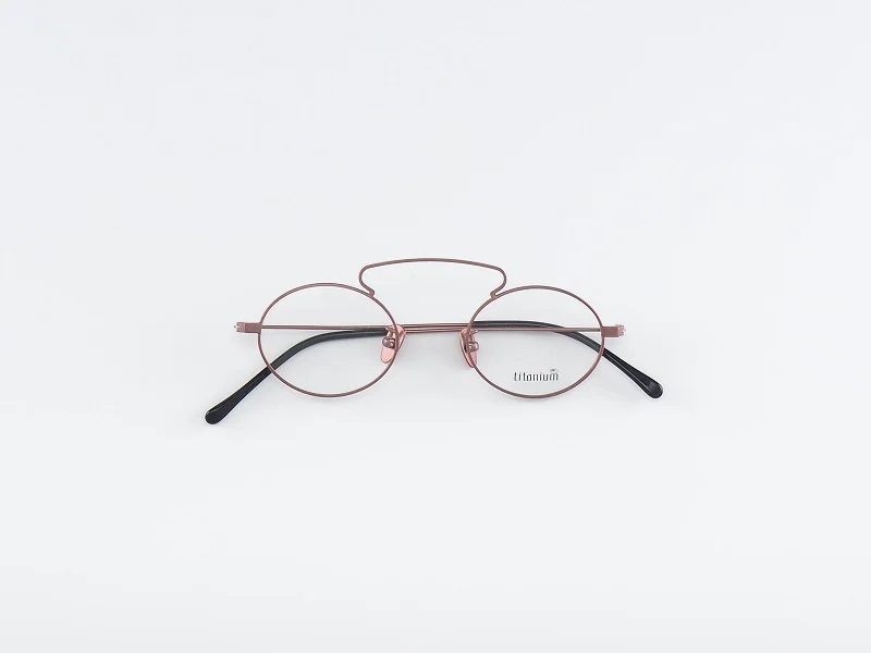 Fashionable titanium  design with the full acetate rim eyeglasses new models optical glasses 7702