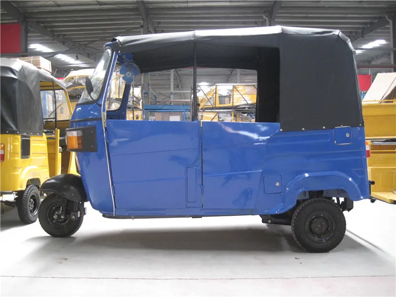 Chongqing adult tricycle bajaj 3 wheel mototaxi tuk tuk with 4 doors