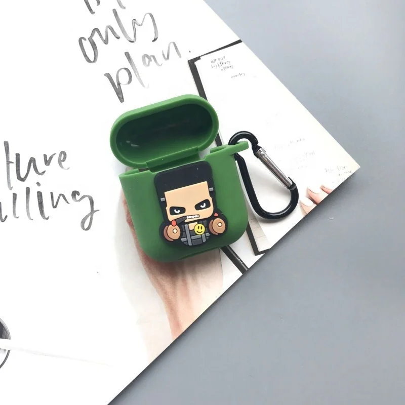 2022 Hot Selling Classic Headphone Shockproof Cartoon Case Cover For Marvel Airpods Case