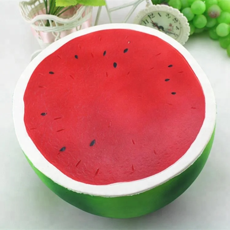 Super soft slow rising squishy toys jumbo watermelon squishy toy