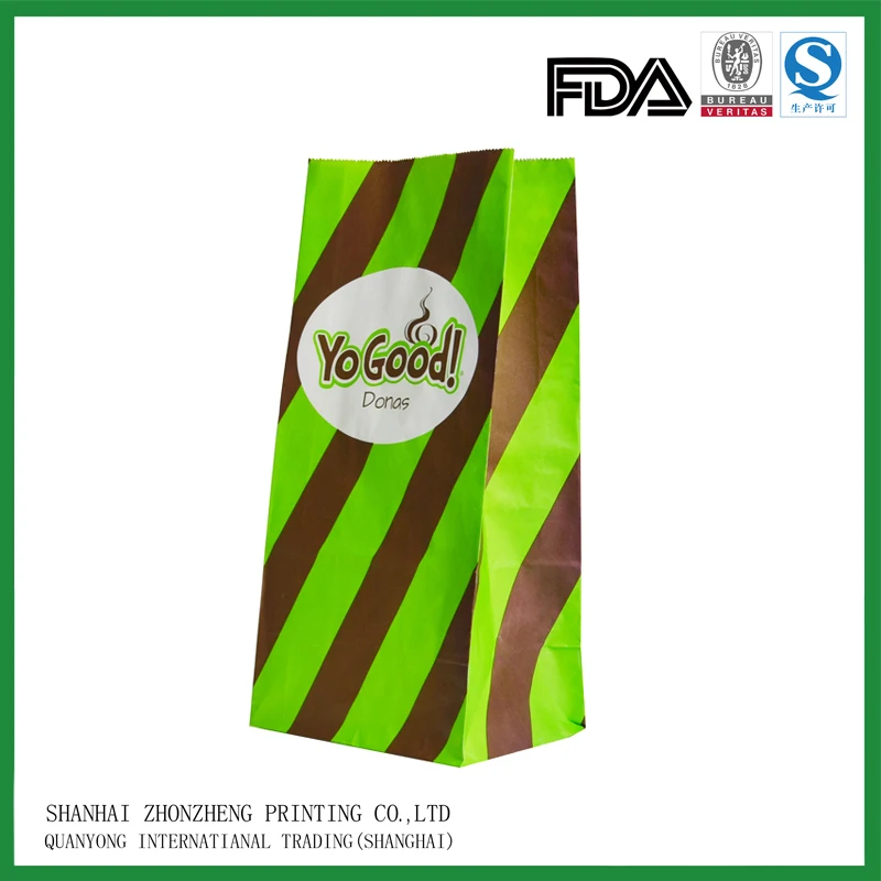 auto machine make paper bread bag with square bottom for bakery packaging