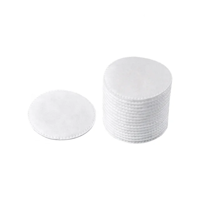 3 layer circular organic cotton remover pad