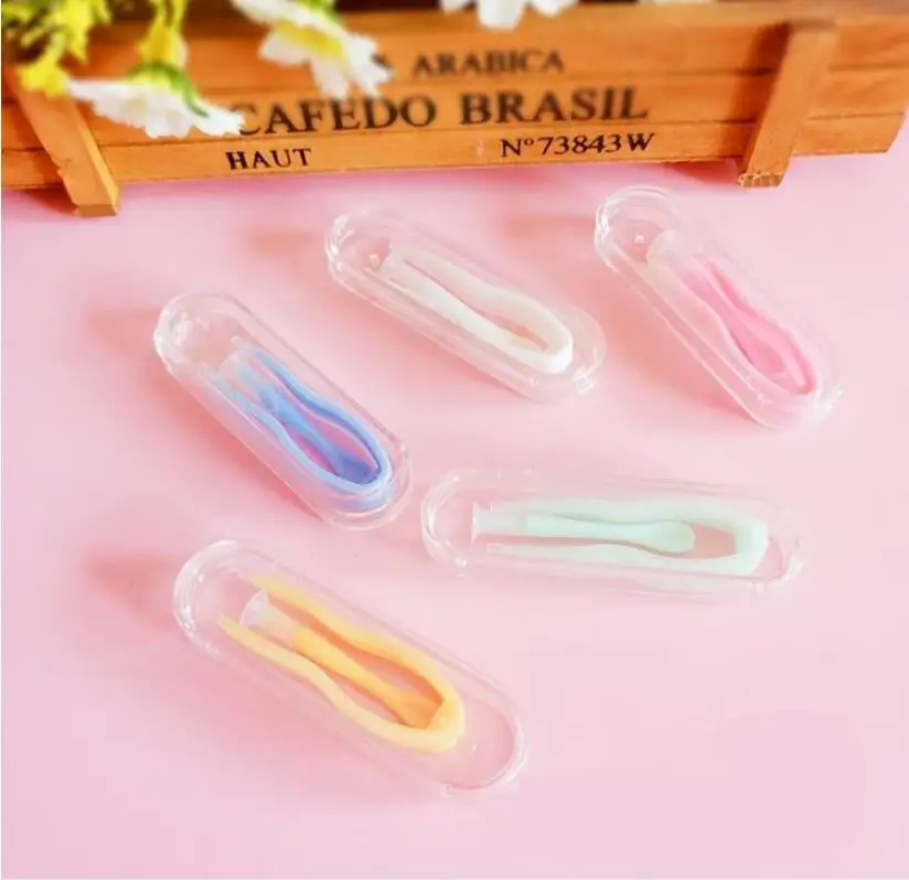 
Contact lens Case Clip Stick Tweezers Combination Clip Stick One Set 