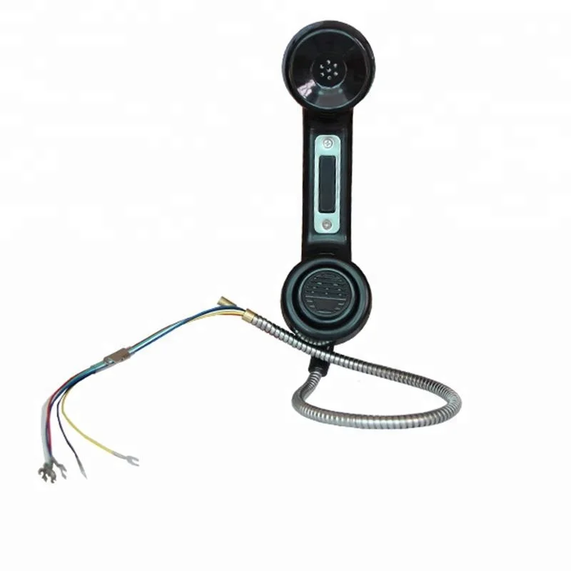 Industrial WeatherProof PC/ABS Plastic handset/Push to Talk Handset Telephones