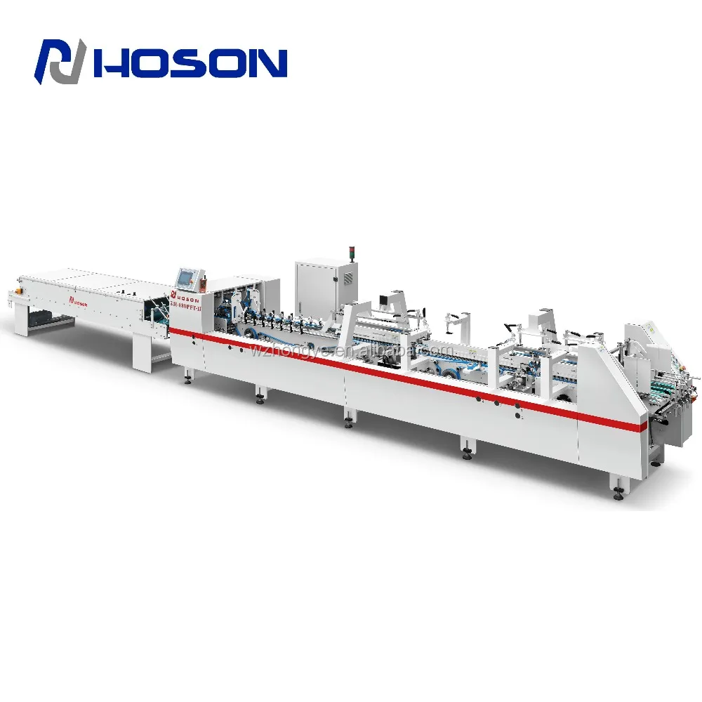 ZH-880PFT-H Medicine Box Folding Gluing Machine