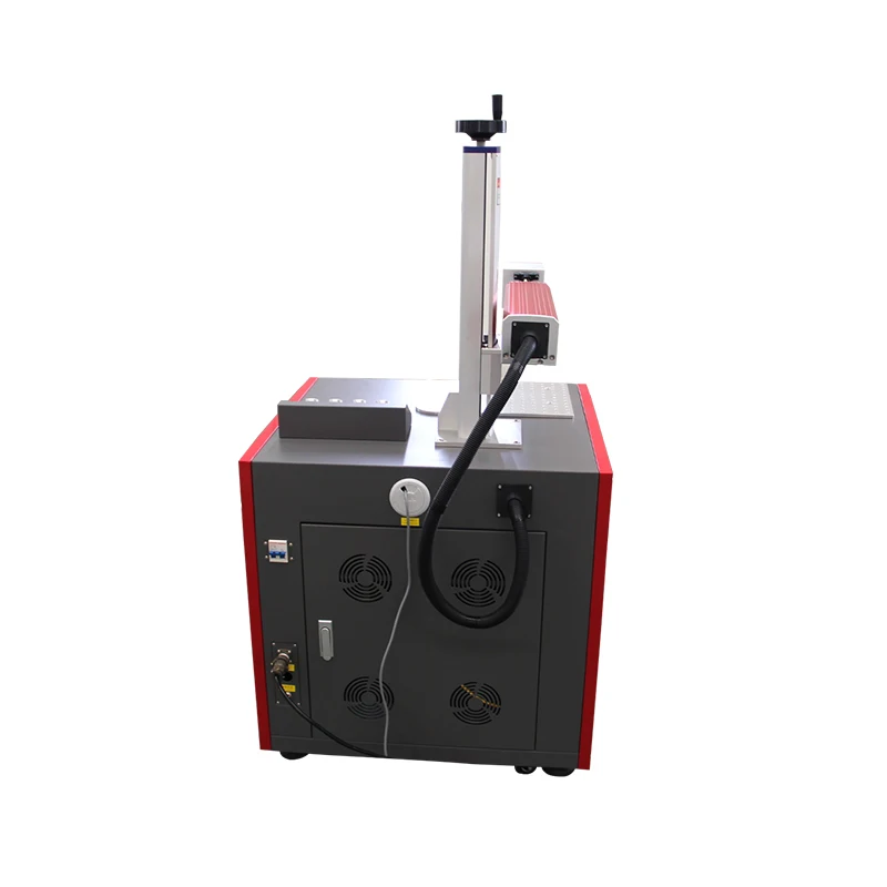 20W 30w  desktop fiber laser marking machine  metal laser engraving machine with good price fiber optic laser engraver