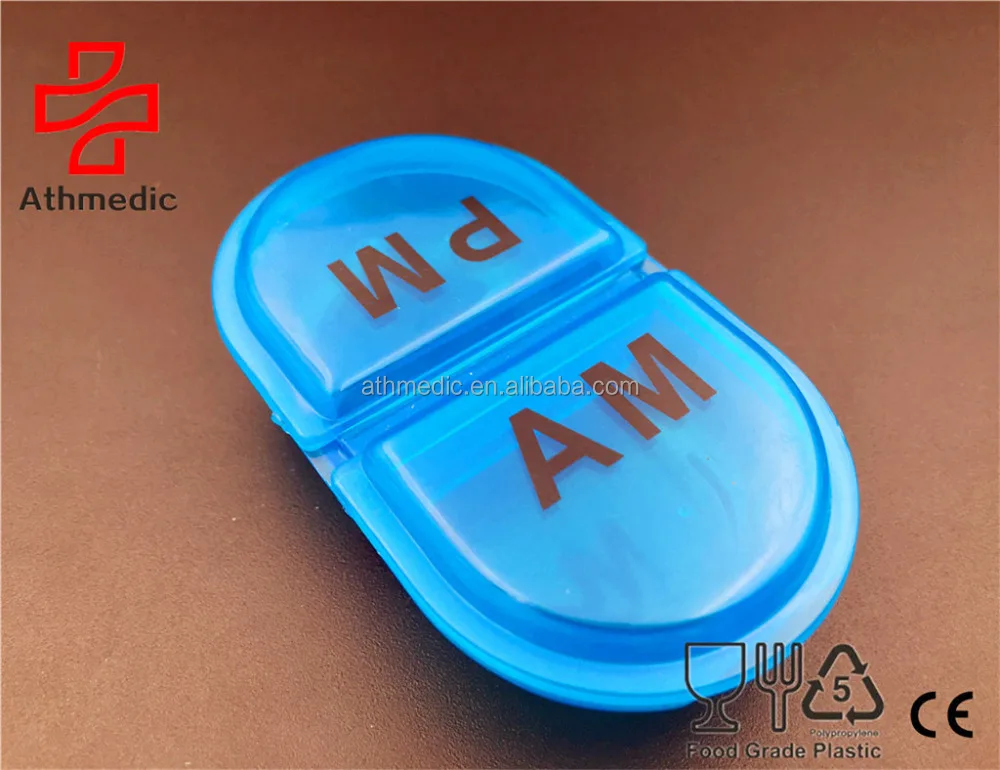 2023 Athmedic food grade 2 case pill box case for promotion