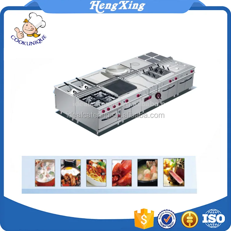 Роскошное кухонное оборудование для приготовления пищи ресторанов и отелей