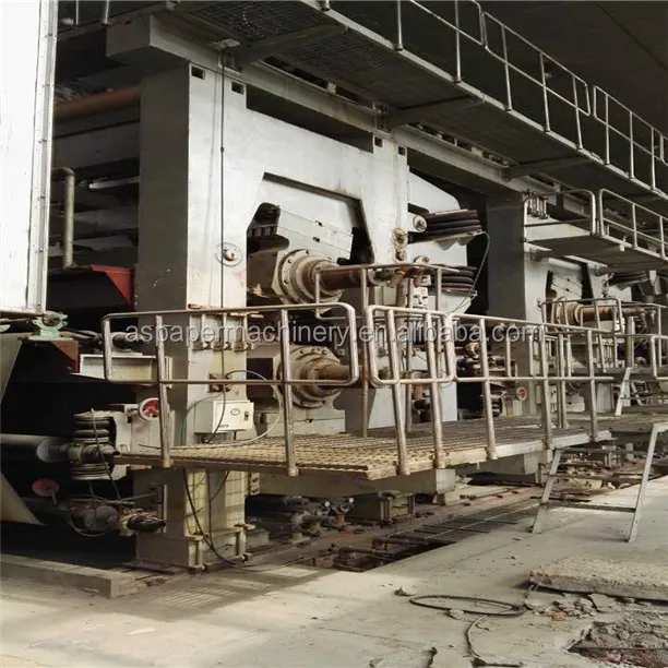 fluting and test liner paper / rolling paper production machinery from rice straw
