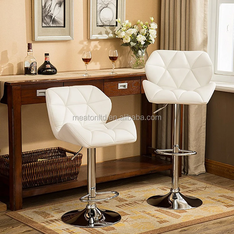 Wholesale price modern luxury high back pu bar stool