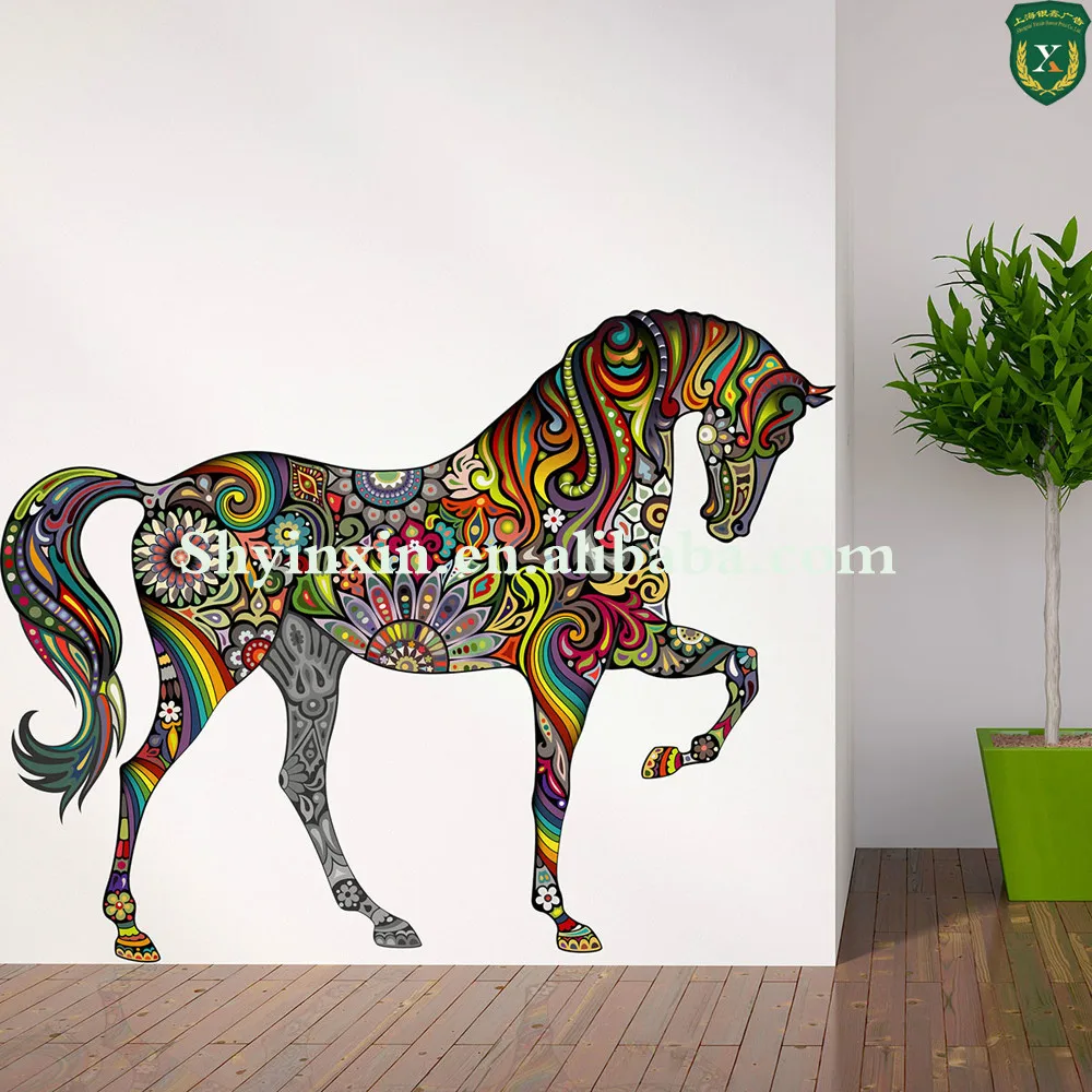 Durable quality custom design removable art adhesive wall vinyl decals