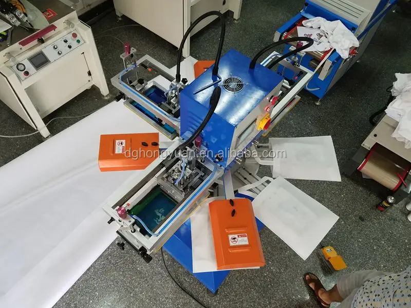 Automatic Carousel /Octopus T-shirt Silk Screen Printing Machine Price