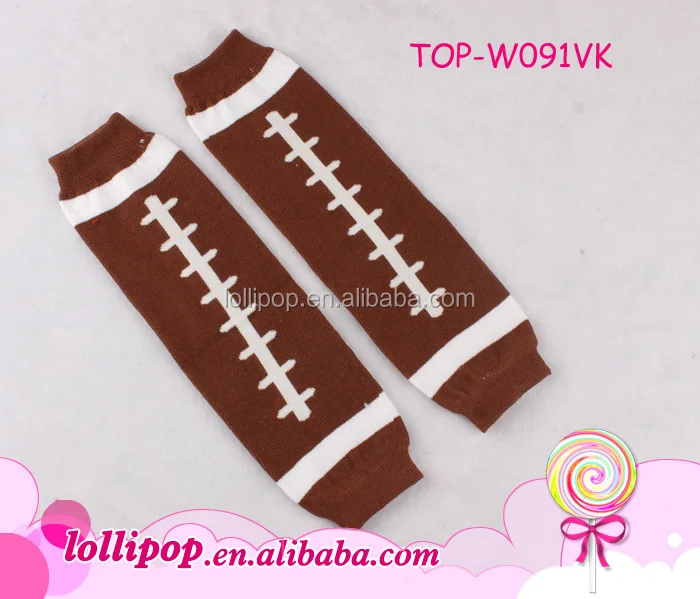 In stock knitted football pattern boys Leg Warmers newborn baby Football leg warmers for kids