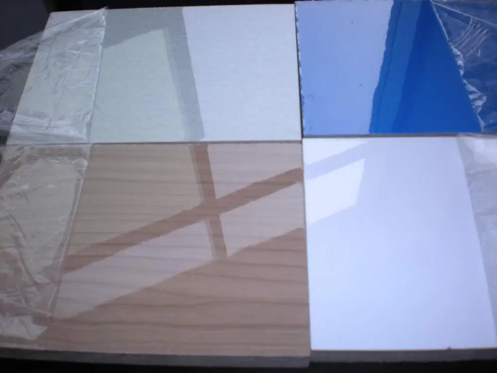 high glossy melamine  MDF/HDF  UV board panel for furniture