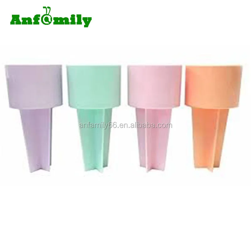 fashion colorful plastic coffee beach spiker cup holder on Sand