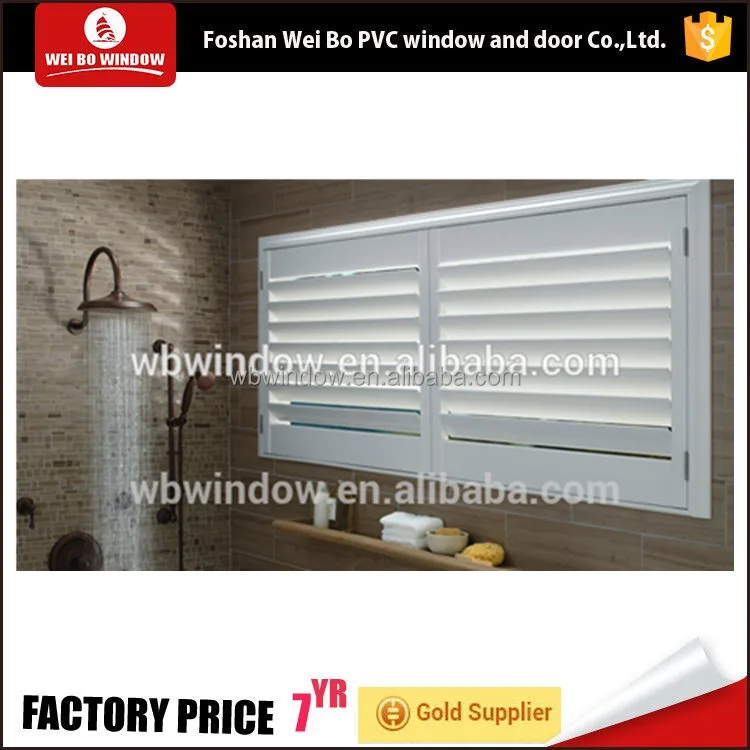 UPVC louver shutter window pvc window with cheap price