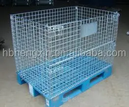 Warehouse wire mesh container & Metal box & Pallet cage