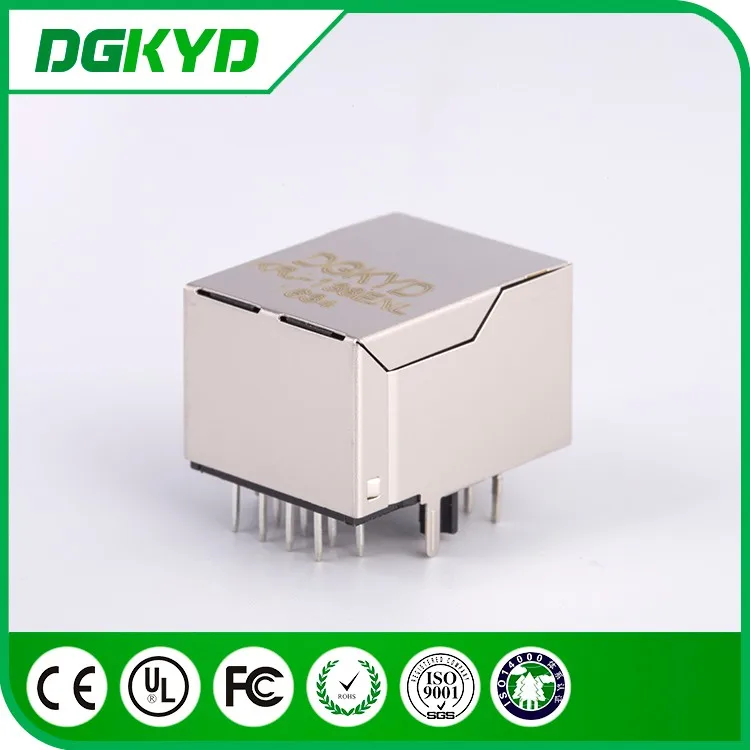 KRJ-138ENL metal shielded 8P8C ethernet jack cat5 RJ45 connector