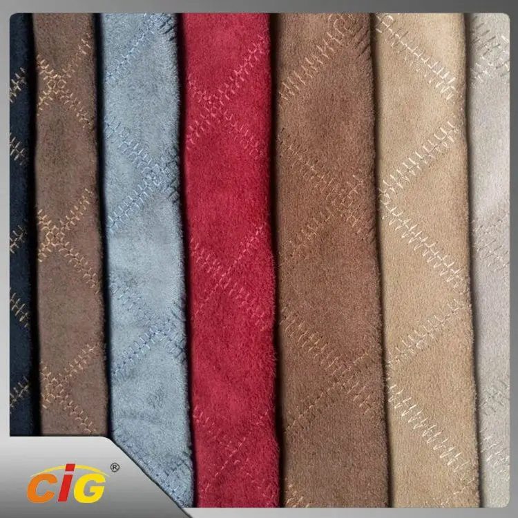 Best Price Stronger Durable perforated suede fabric