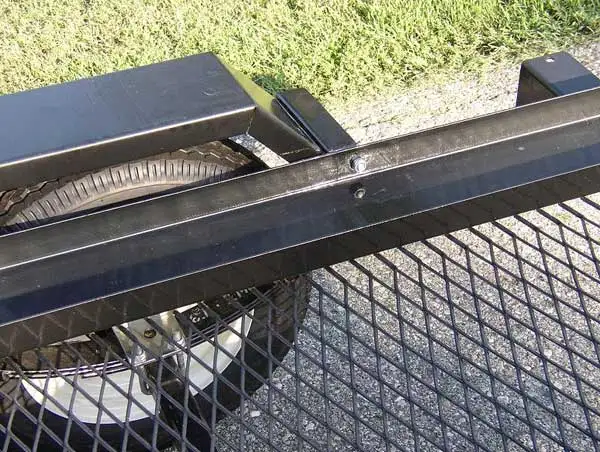 Ecocampor 3 Rails Motorcycle Utility Trailer With Ramp