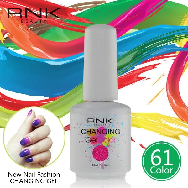 Гель изменения цвета.популярный 66 цветов ногтей шеллак.идеальный гель уф