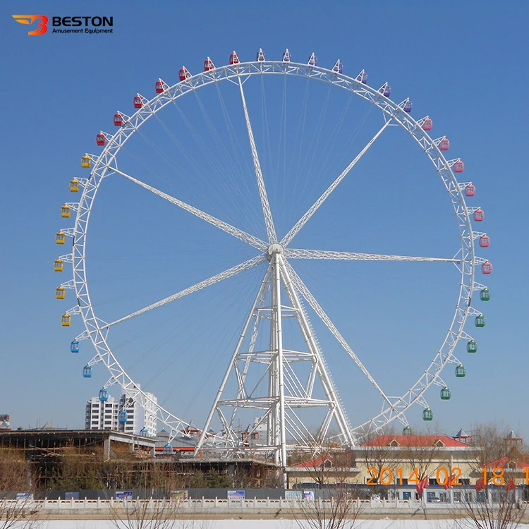 Luna Amusement Park 40m Height Classical Ferris Wheel Rides Sale Price