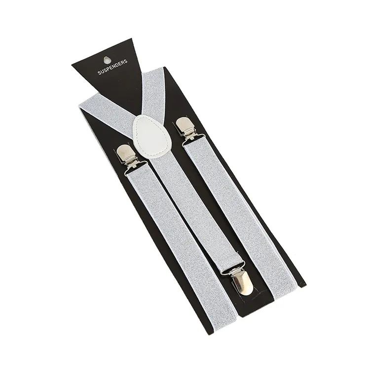 Yiwu  Cheap Price Clip-on Suspender Elastic Y-Shape Adjustable Braces