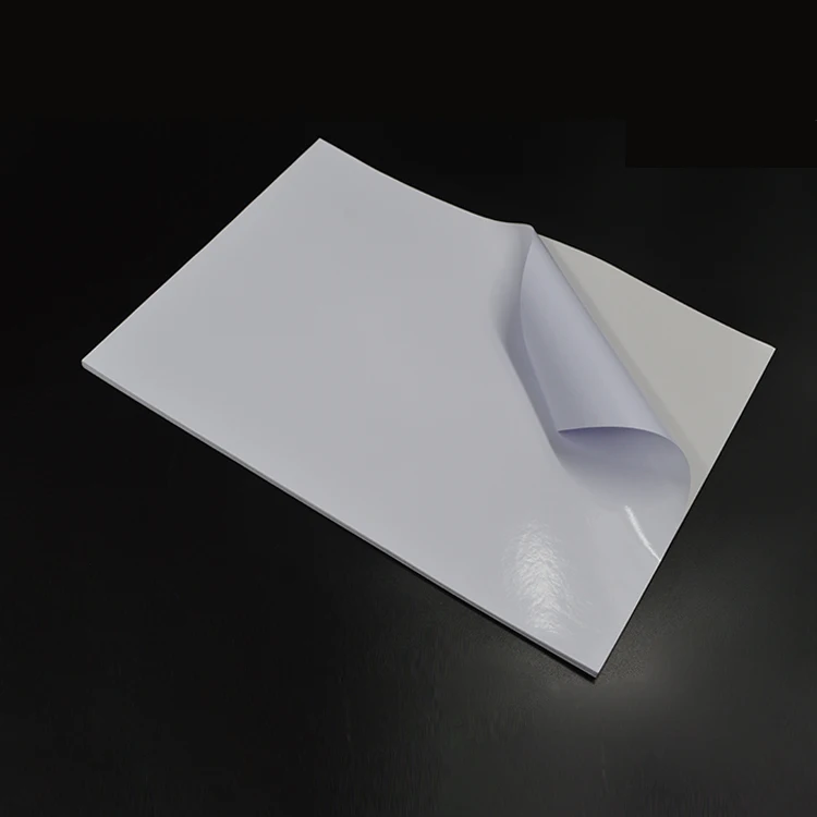 a4 glossy sticker paper semi gloss sticker paper self adhesive sticker label for wine bottle