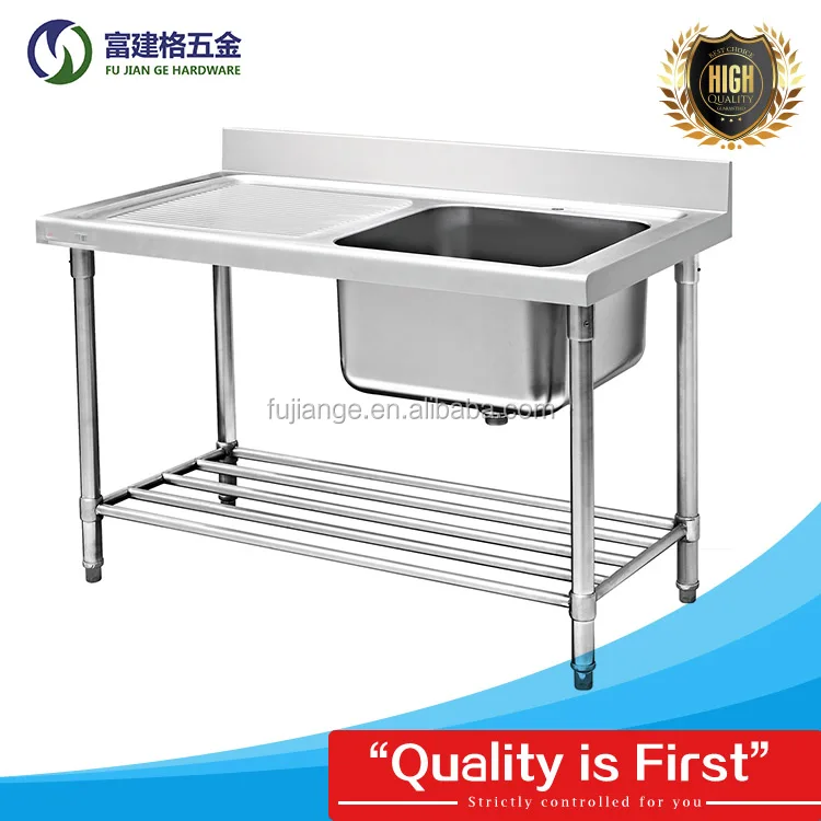 stainless steel sink rack with undershelf  Commercial Toliet Stainless Steel Double Sink 304 Stainless Steel Freestanding