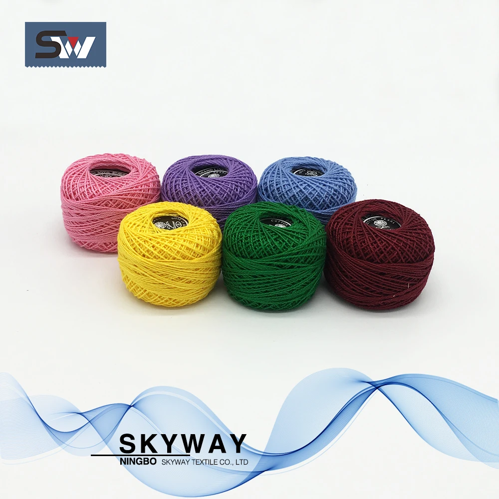
100 cotton cone thread for crochet good quality 