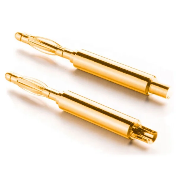 Custom Gold Banana Plug 2mm terminal connector Banana Socket