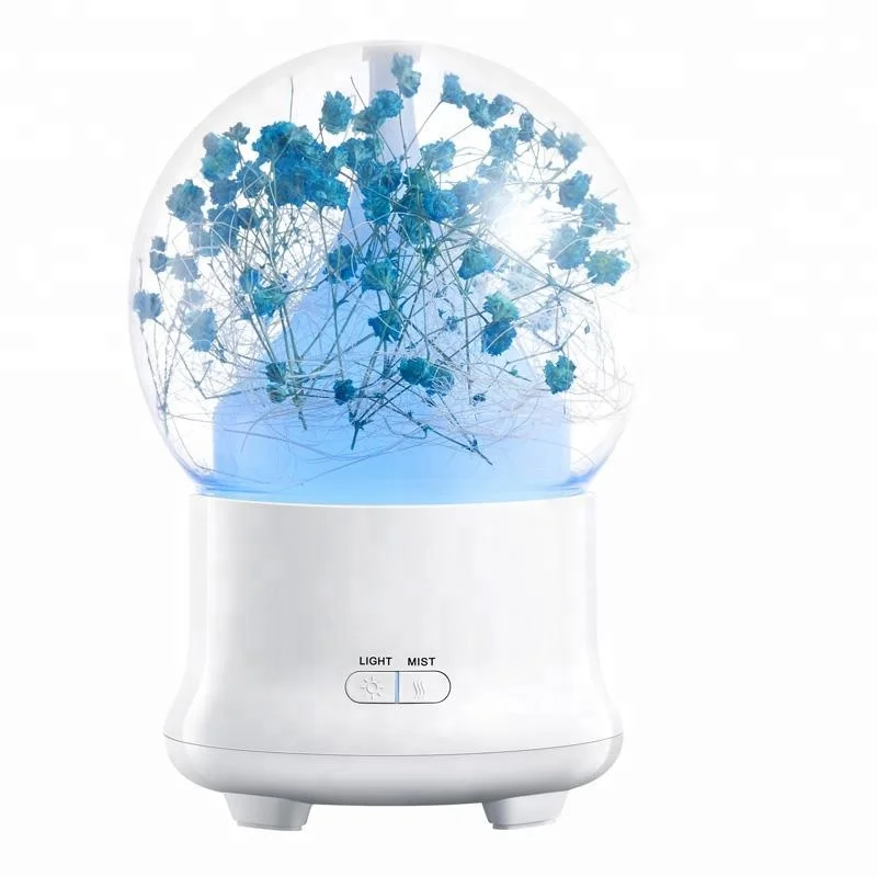 colorful night light function usb aroma spray mist humidifier