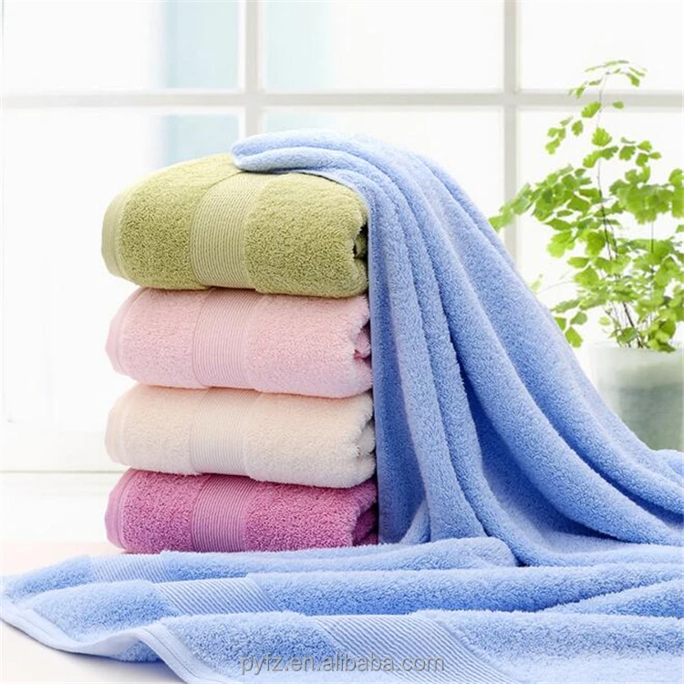 
Pengyuan wholesale bath towel manufacturer organic cotton towel sabanas y toallas 