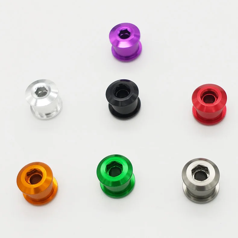 Chain ring Bolts Bicycle Chainwheel Screws CNC 7075 MTB Road Bicycle Disc Screw for Crankset Bike Parts