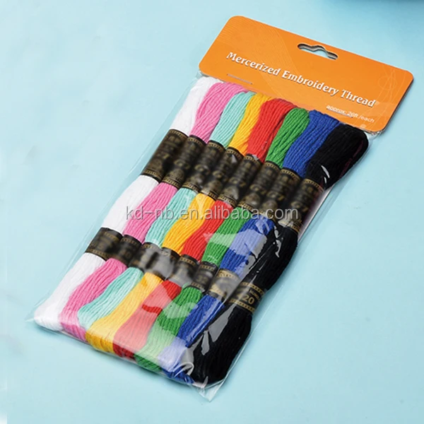 100% хлопчатобумажная чесаная мерсеризованная нить