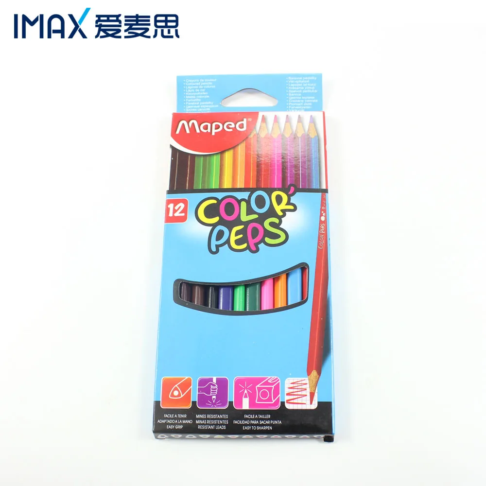 7inch wholesales environmental material 12 pcs color pencil set