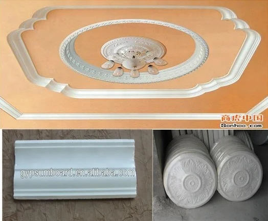 Decorative plaster mould gypsum cornices