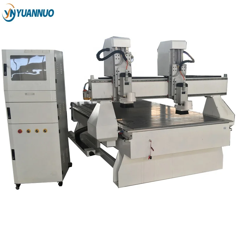 YN 1325 hot sale good business heavy 4x8 feet cnc router kit machine China for wood mdf plywood acrylic aluminum shape cutting