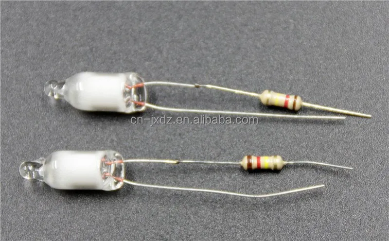 
Neon indicator lamp led with resistor and electrice wire Deep processed led neon lamp 