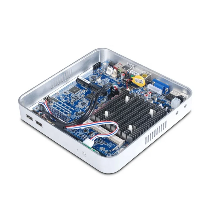 J1900 fanless box Mini PC  Barebone,Integrated Graphics Intel HD support full HD