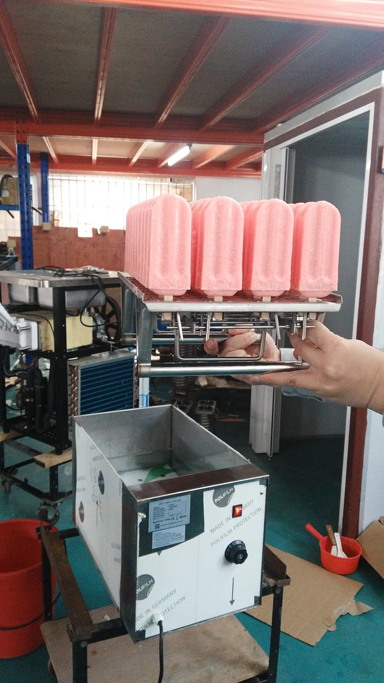 
Air cooling 1 mould ice loolly popsicle machine to make pop 